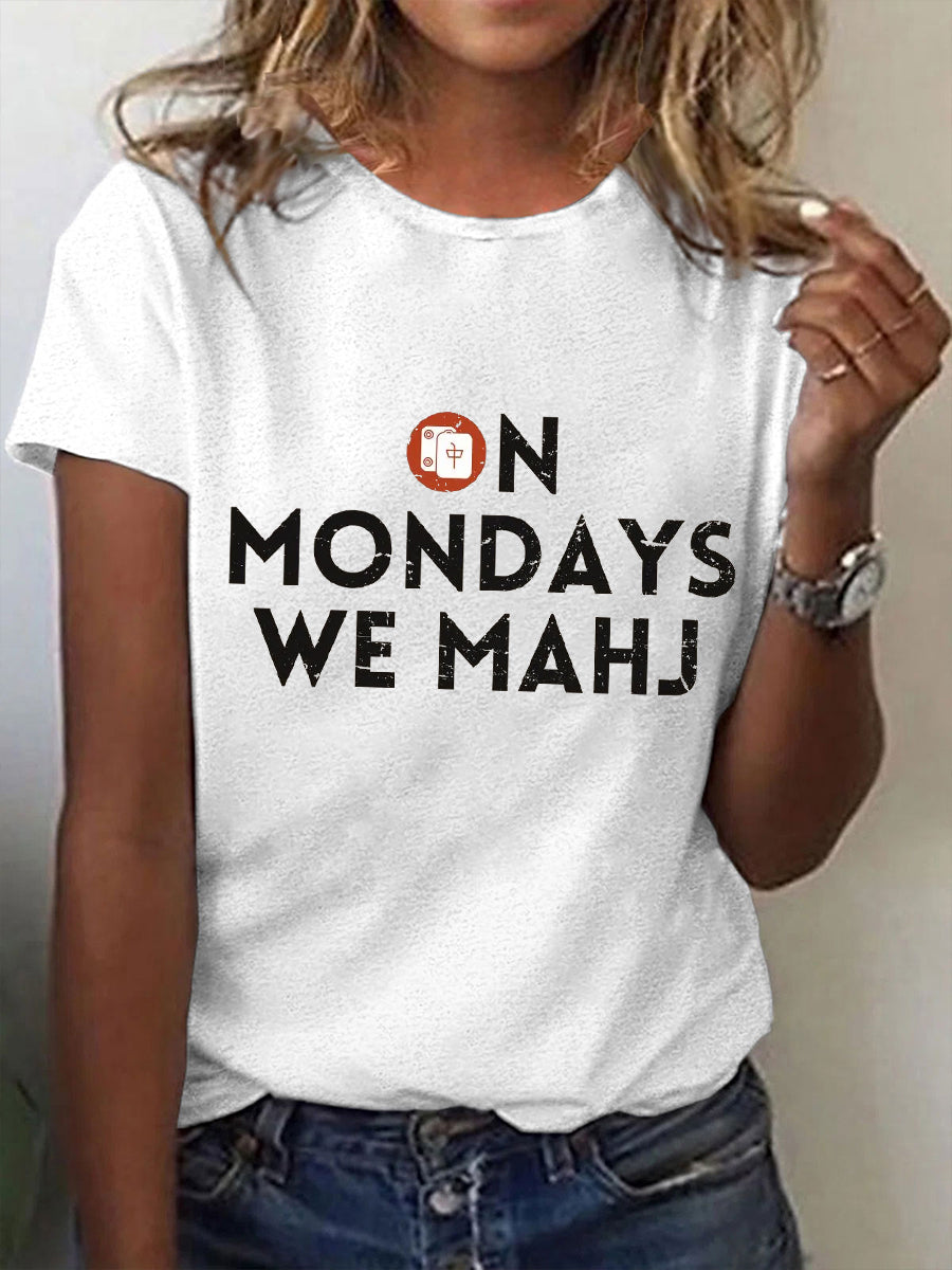 Frauen Mahjong T-Shirt