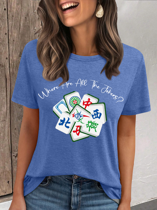 Frauen Wo sind alle Joker T-Shirt