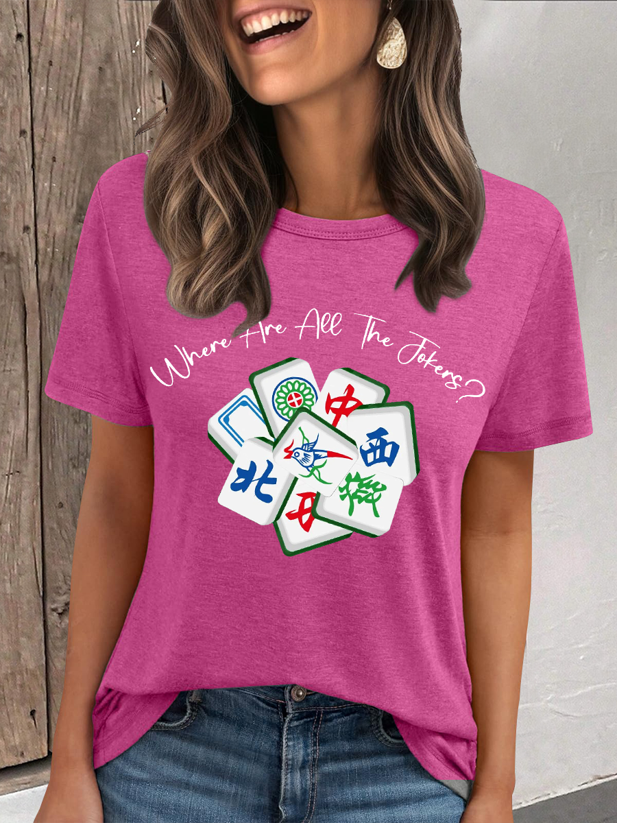 Frauen Wo sind alle Joker T-Shirt