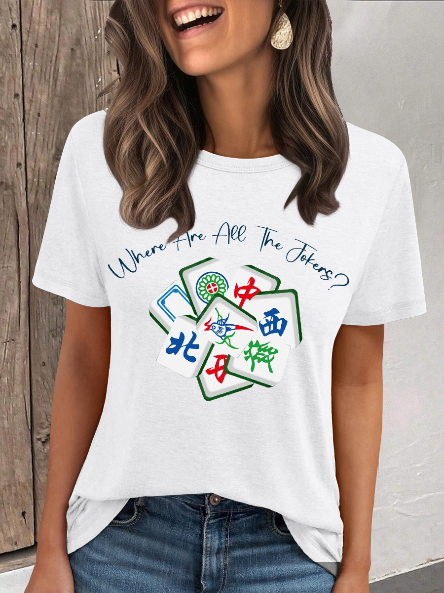 Frauen Wo sind alle Joker T-Shirt