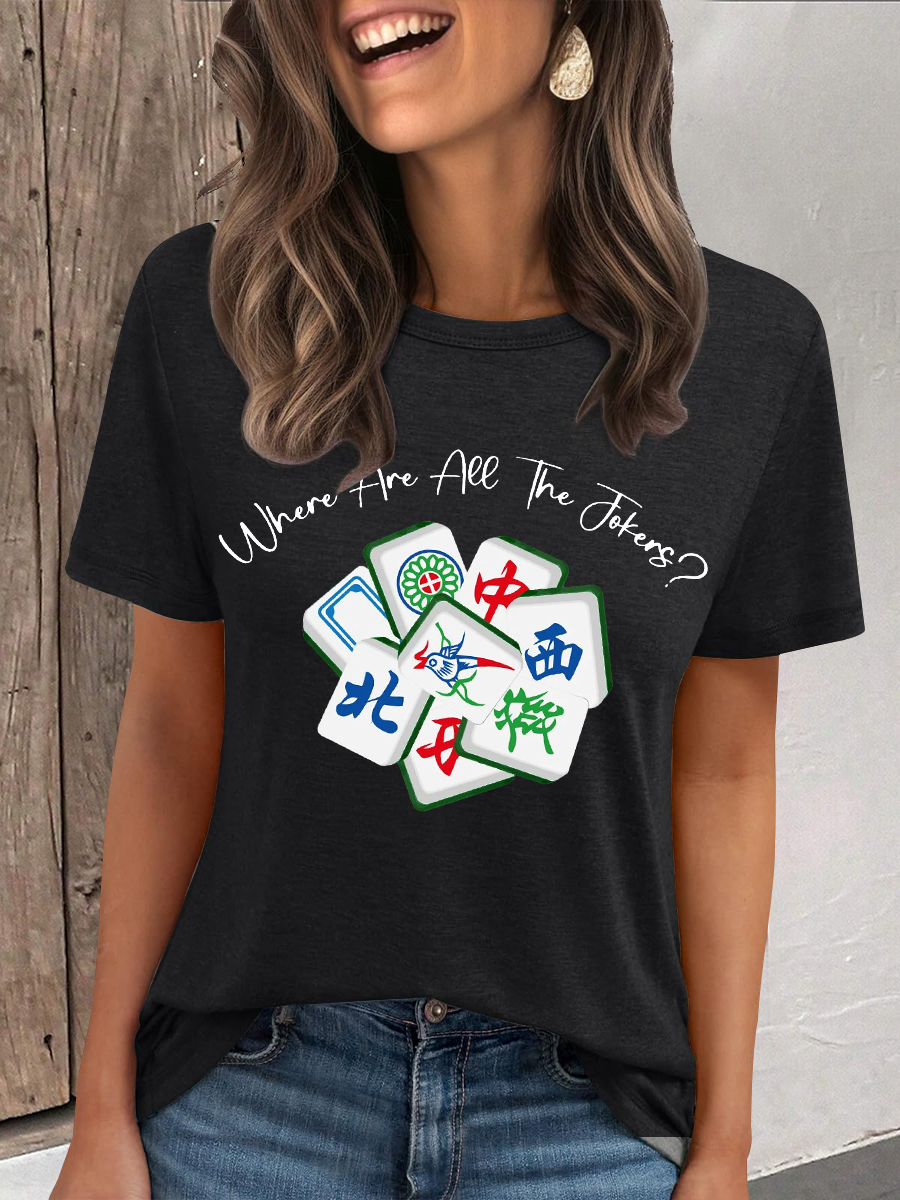 Frauen Wo sind alle Joker T-Shirt
