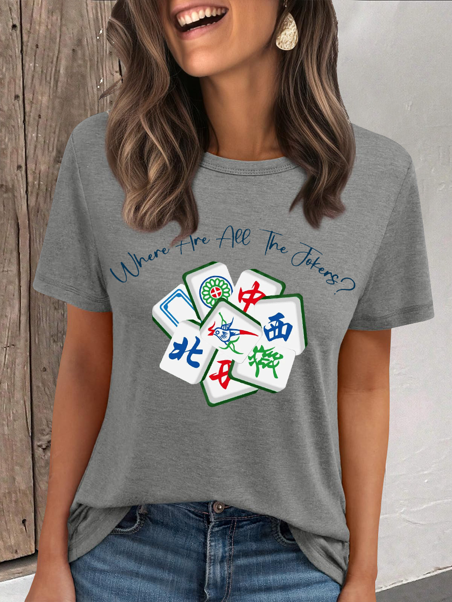 Frauen Wo sind alle Joker T-Shirt
