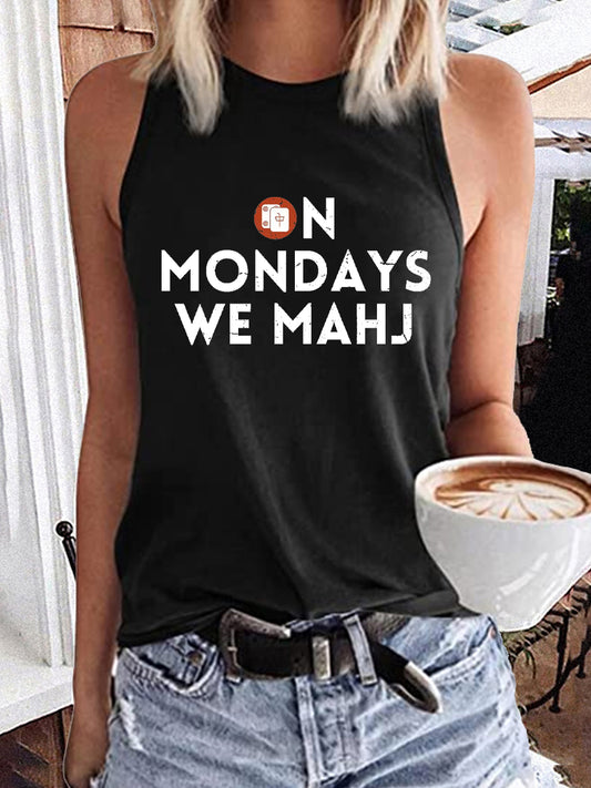 Damen-Mahjong-Liebhaber-Weste