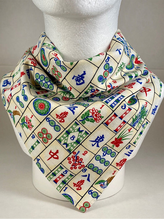 Unisex Mahjong Bedruckter lässiger Schal