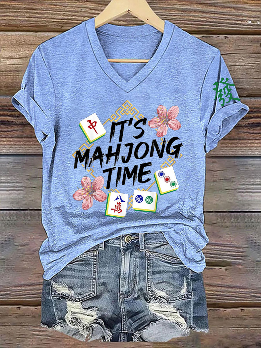Frauen Mahjong T-Shirt