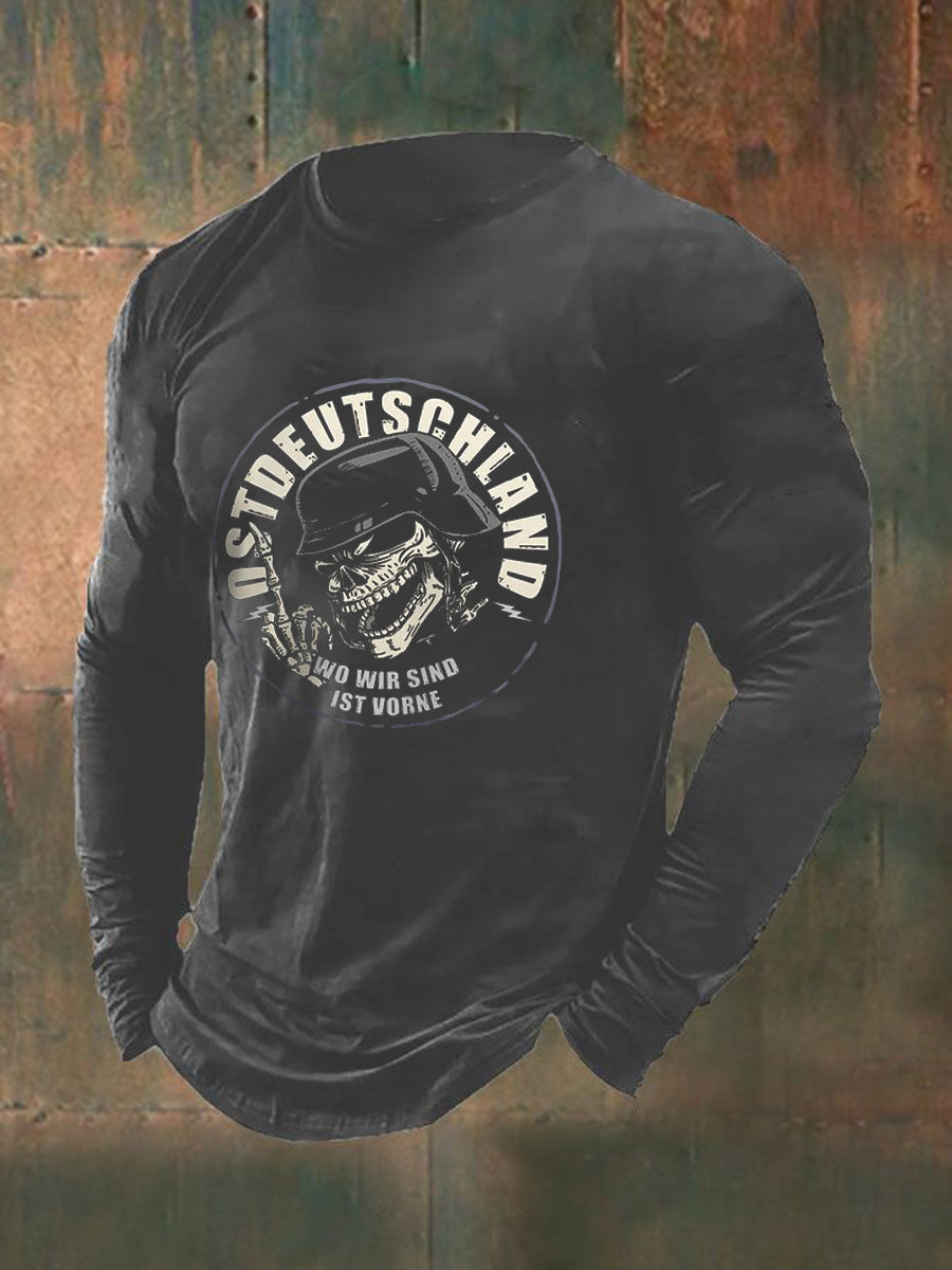 Bedrucktes Kurzarm-T-Shirt für Männer in Ost deutschland