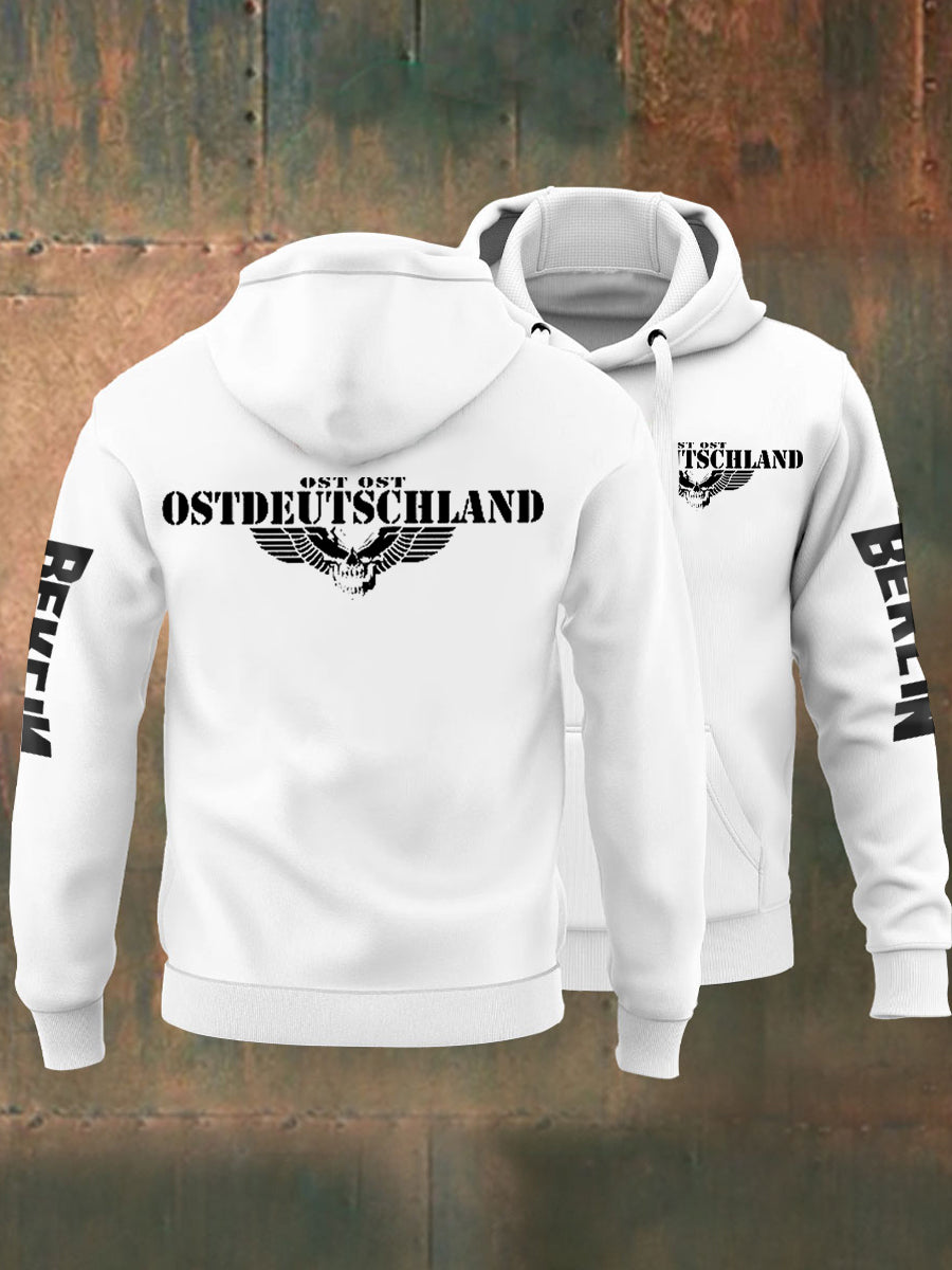 Herren-Sweatshirt mit Kapuze Ost deutschland