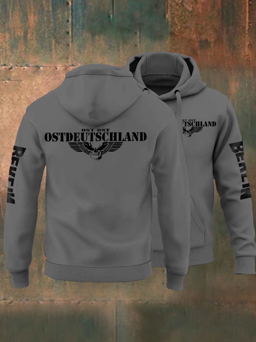 Herren-Sweatshirt mit Kapuze Ost deutschland