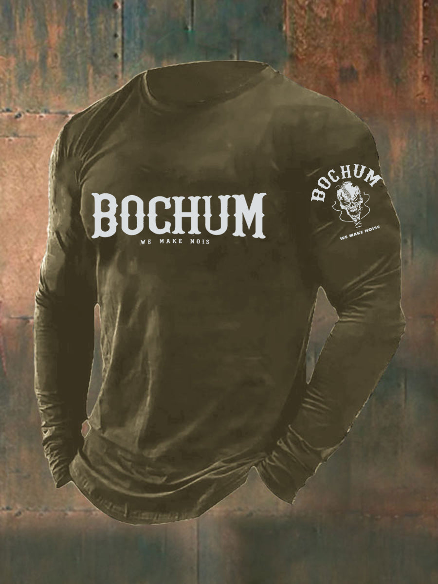 Herren Bochum Wir machen Lärm Langarm T-Shirt