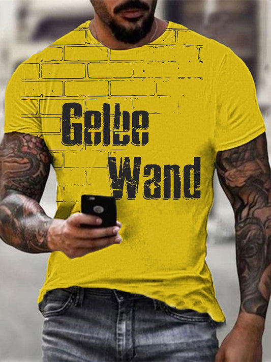 Herren-T-Shirt mit kurzen Ärmeln