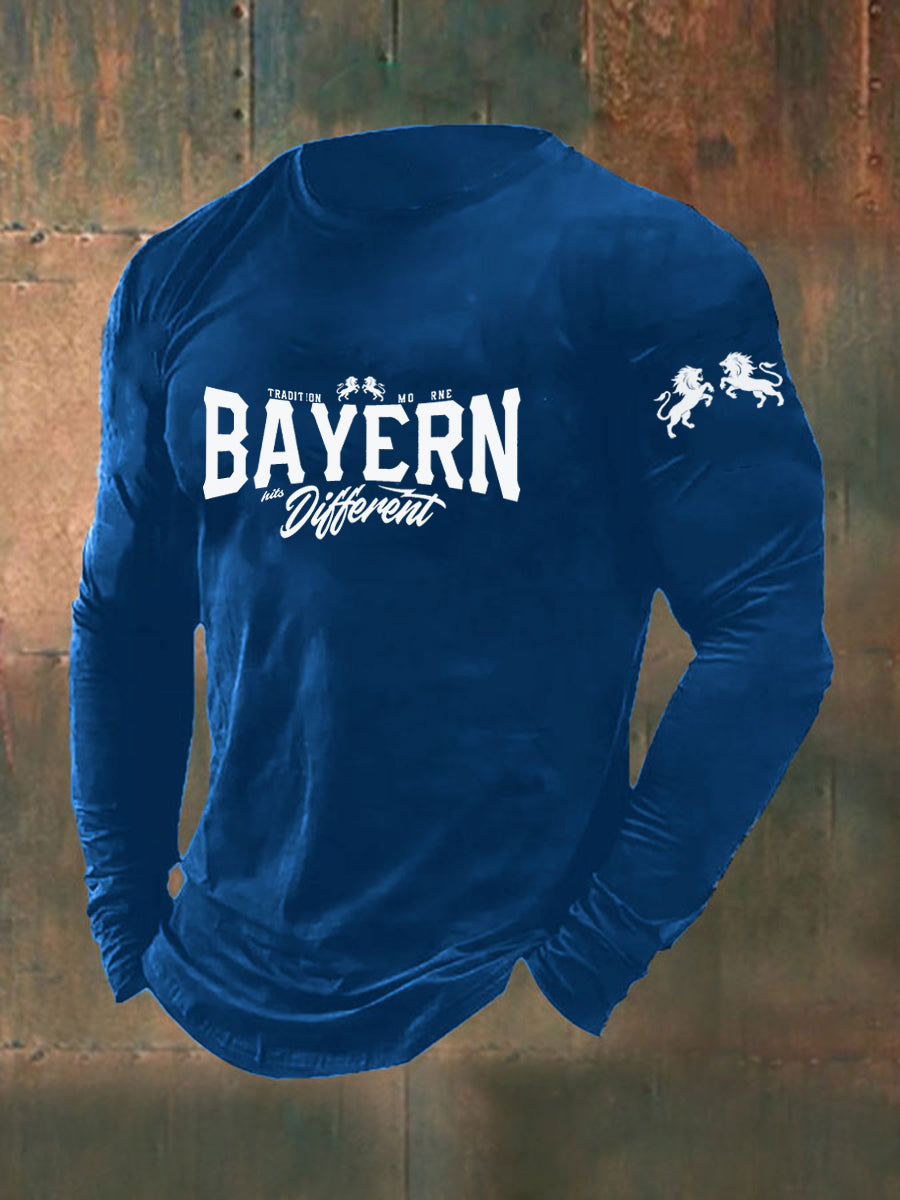 Bayern-Langarm-T-Shirt für Herren