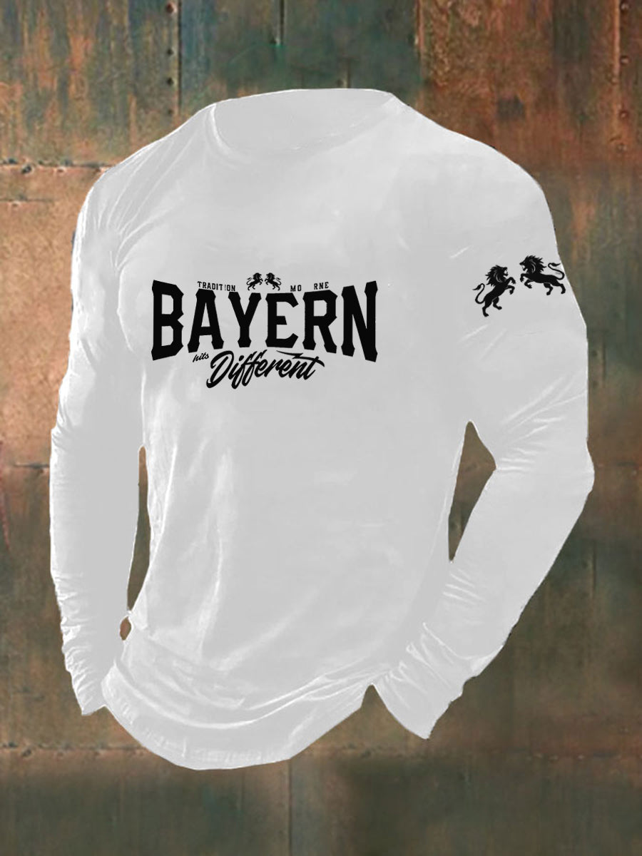 Bayern-Langarm-T-Shirt für Herren