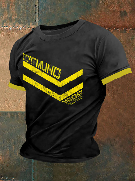 Dortmund Kurzarm T-Shirt Männer fußball ist alles
