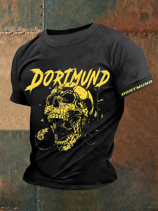 Männer Dortmund T-Shirt mit kurzen Ärmeln