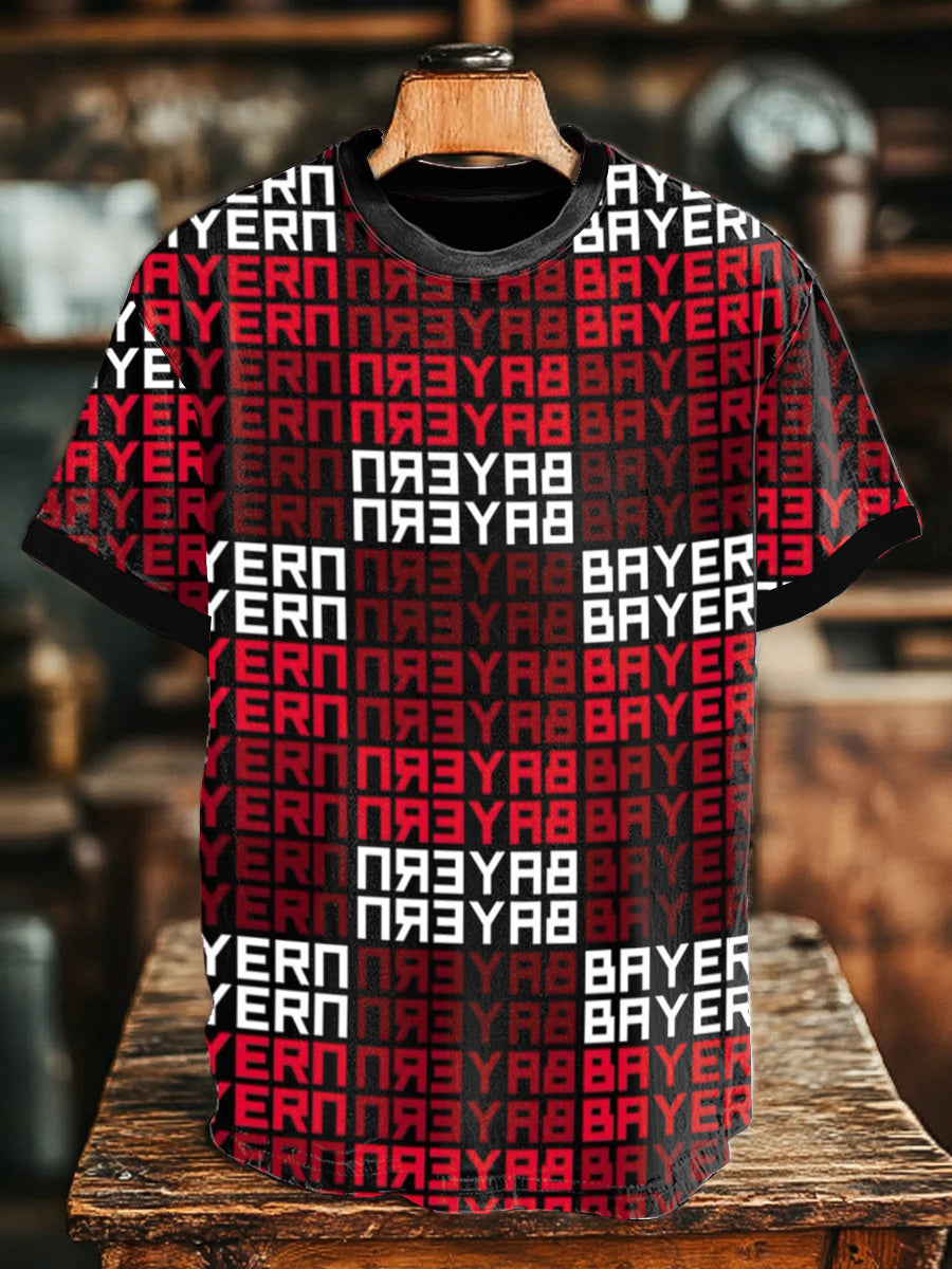 Herren Bayern München T-Shirt mit kurzen Ärmeln