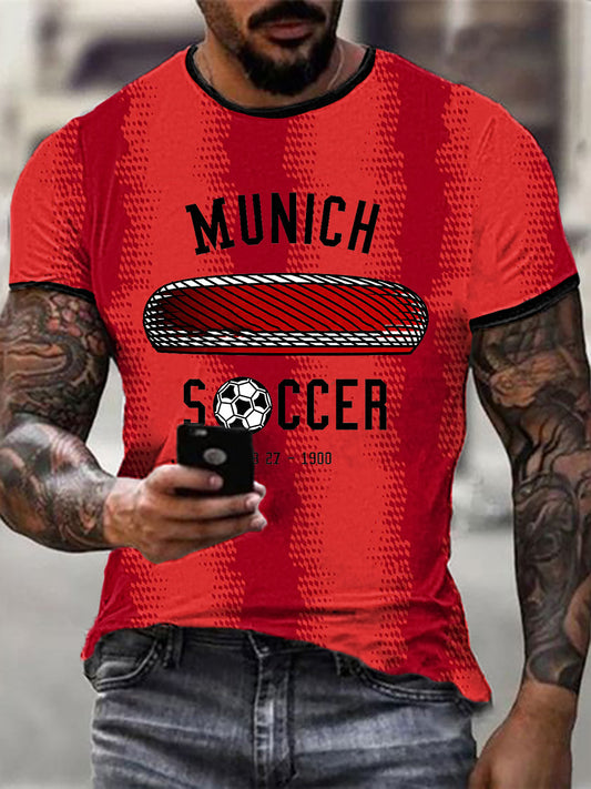 Herren Bayern München T-Shirt mit kurzen Ärmeln