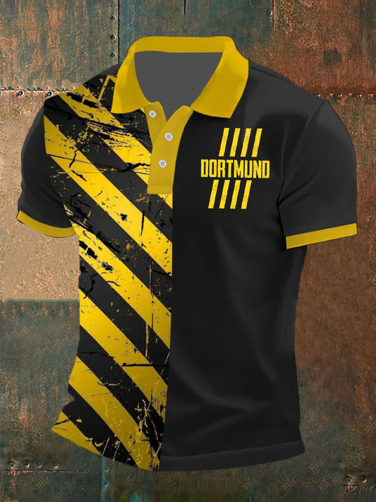 Männer Dortmund T-Shirt mit kurzen Ärmeln