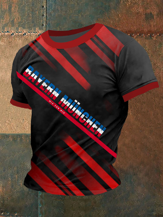 Herren Bayern München T-Shirt mit kurzen Ärmeln