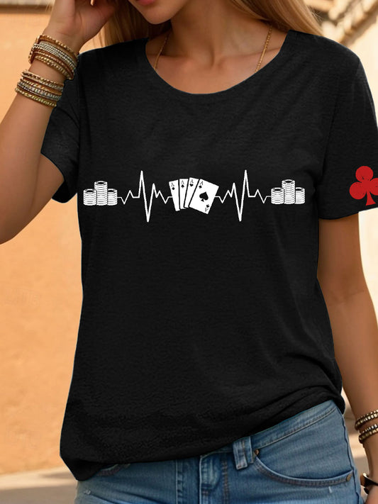Frauen Poker T-Shirt