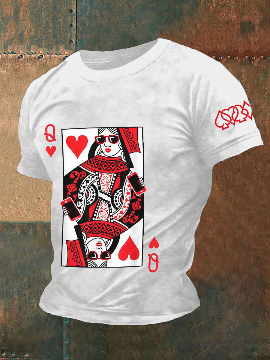 Herren Königin der Herzen T-Shirts