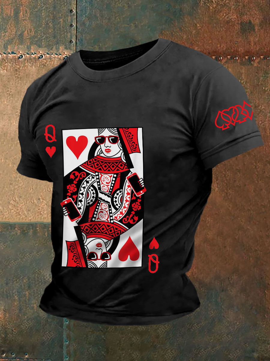 Herren Königin der Herzen T-Shirts