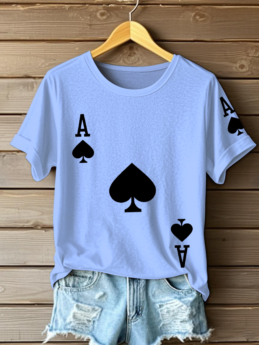 Frauen Poker Ace of Pik T-Shirts
