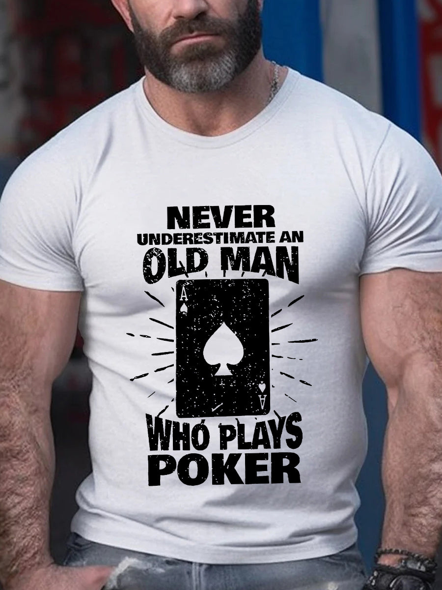 Herren Poker T-Shirt