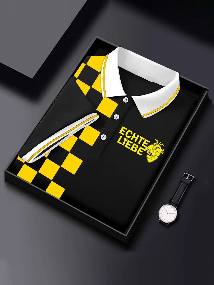 Männer Dortmund T-Shirt mit kurzen Ärmeln