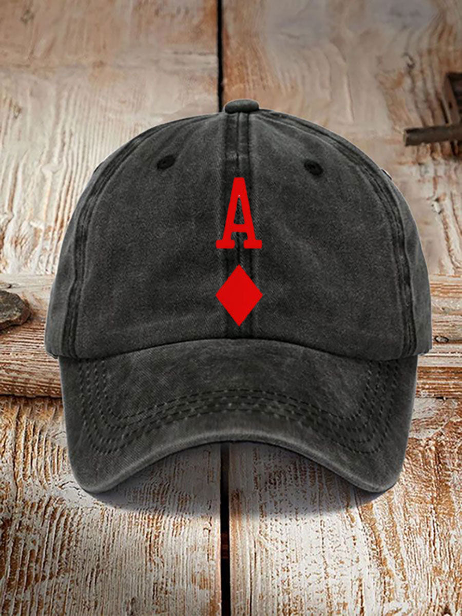 Unisex Poker Diamond Ein Retro Hut