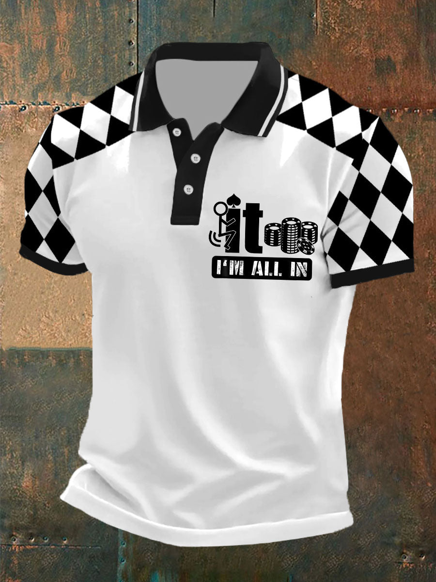 Männer Poker Ich bin alles in Tops