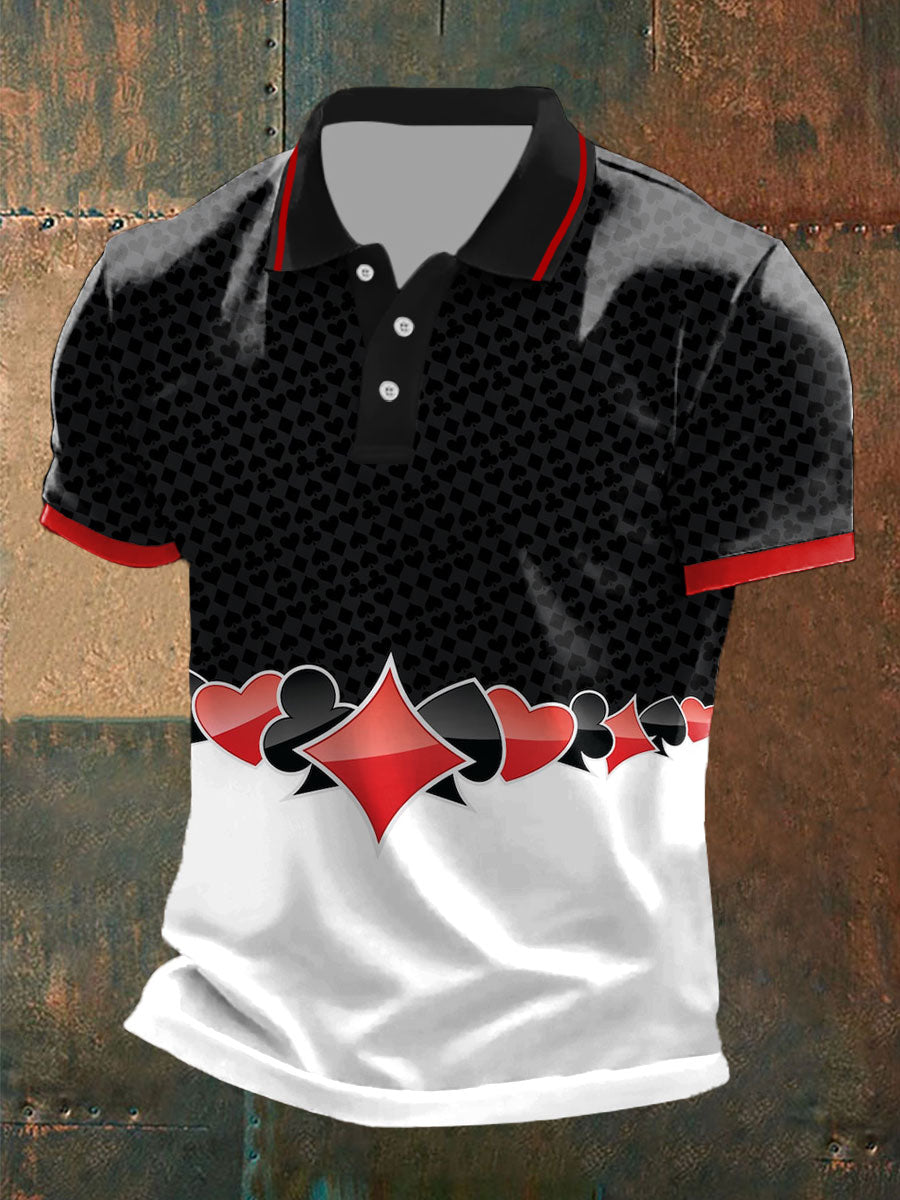 Herren Poker Casual Tops