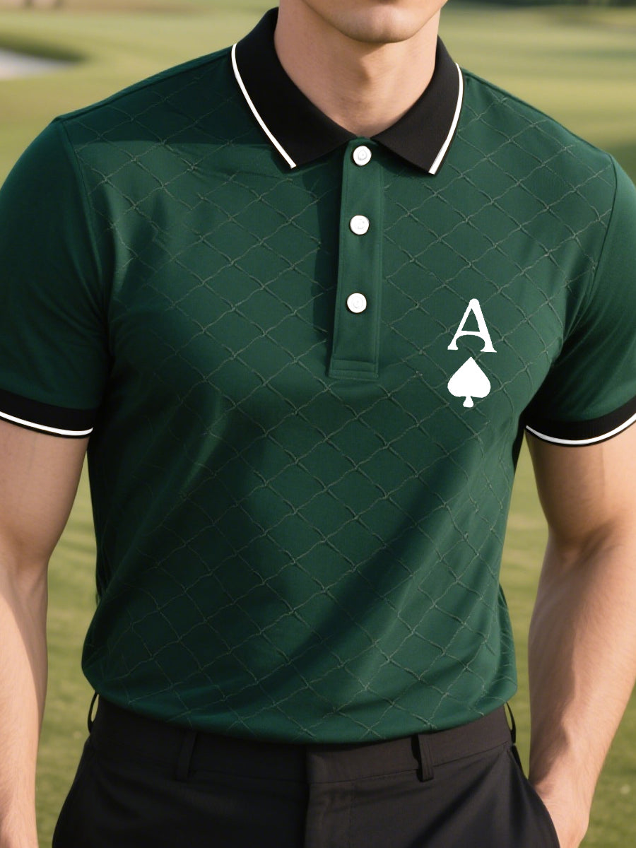 Herren-Poker-T-Shirt im Business-Stil