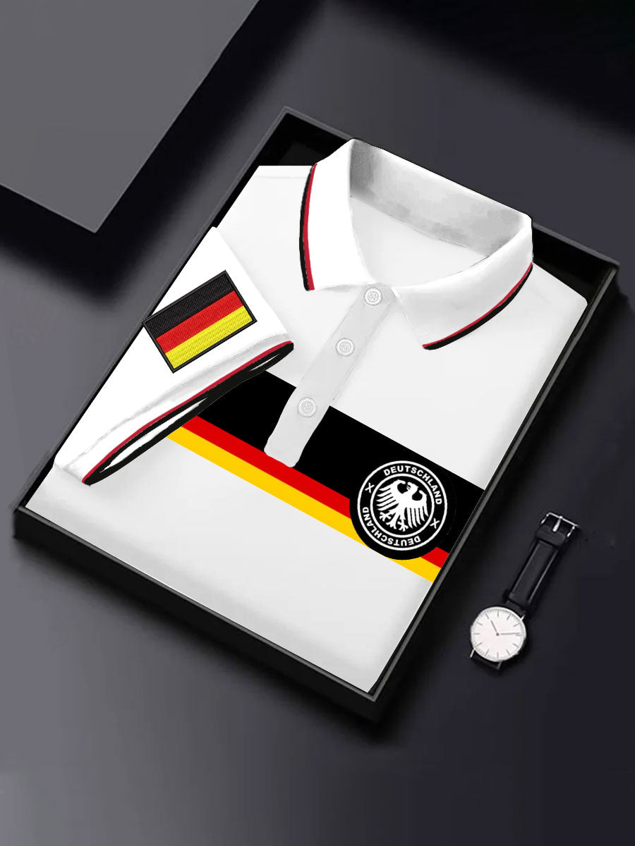 Herren-Tops mit deutschem Druck, lässig