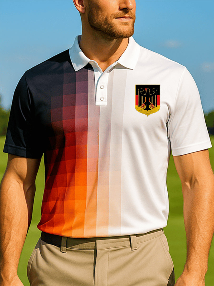 Männer Deutschland Business Style Kurzarm Hemd