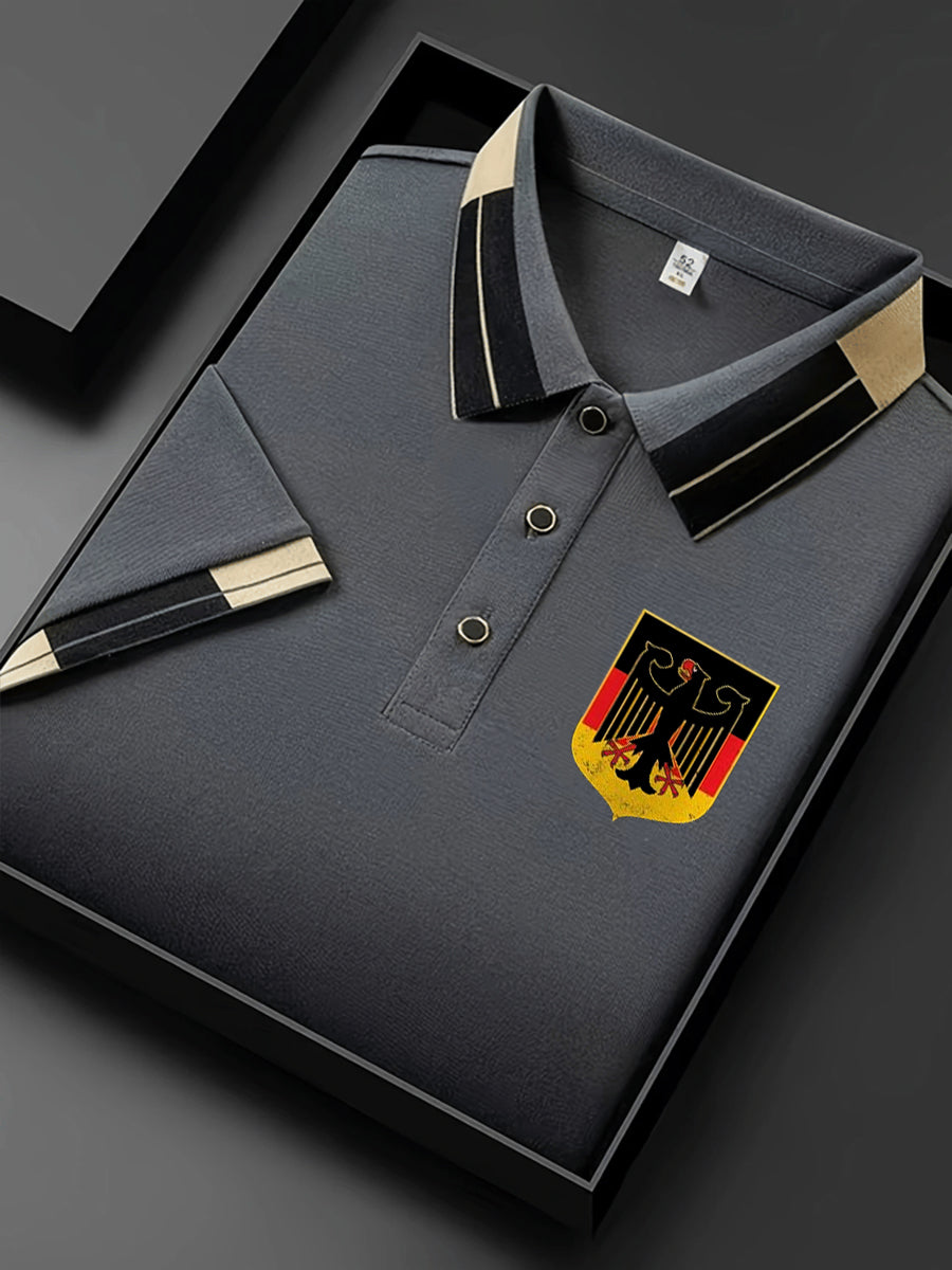 Männer Deutschland Business Style Kurzarm Hemd