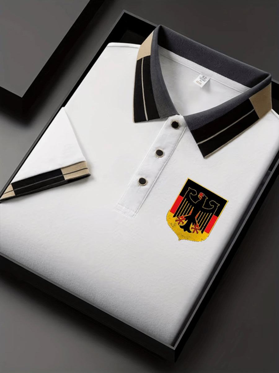 Männer Deutschland Business Style Kurzarm Hemd