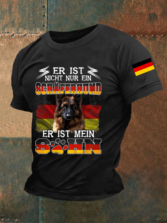 Kurzarm-T-Shirt für Männer Deutscher Schäferhund
