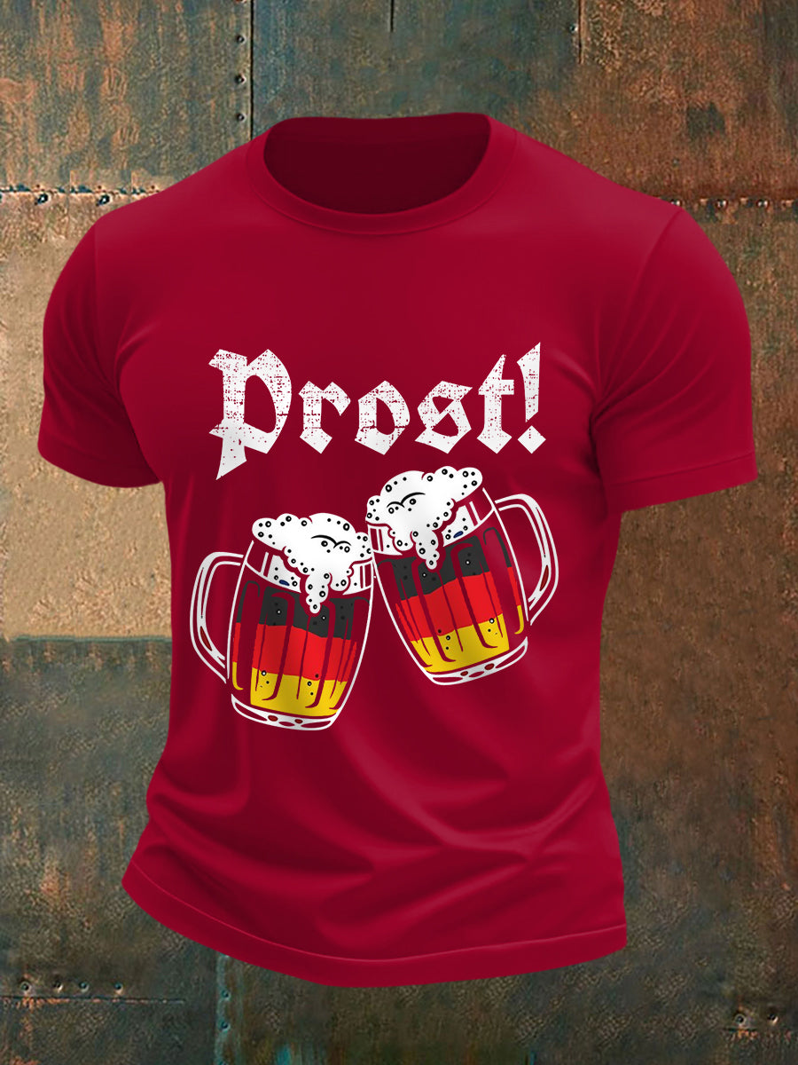 Lustige Prost der Männer! Bier liebhaber lässiges T-Shirt