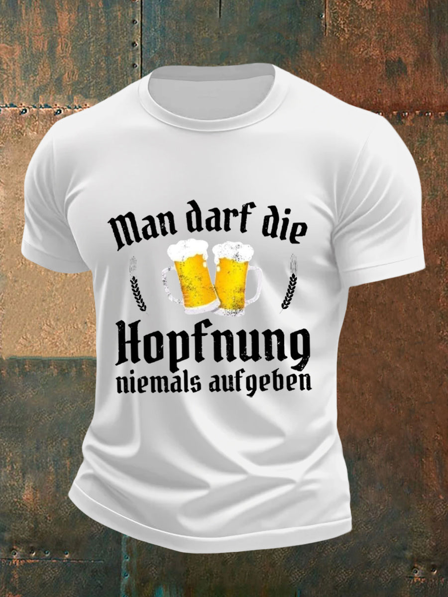 Herren Bier liebhaber Casual T-Shirt