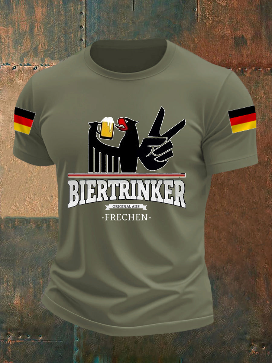 Lustige Bier liebhaber für Männer lässiges T-Shirt