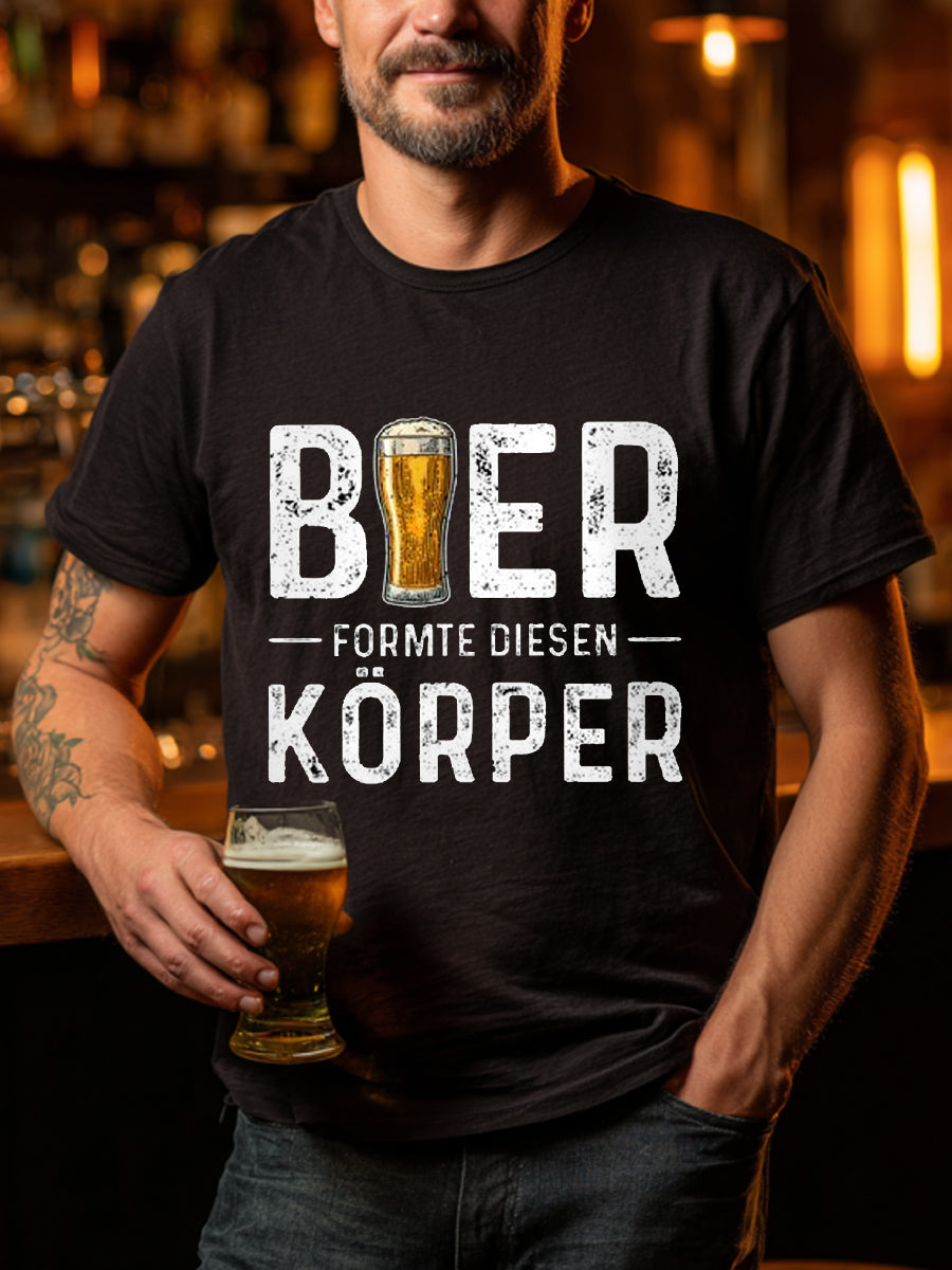 Herren Bier liebhaber Casual T-Shirt