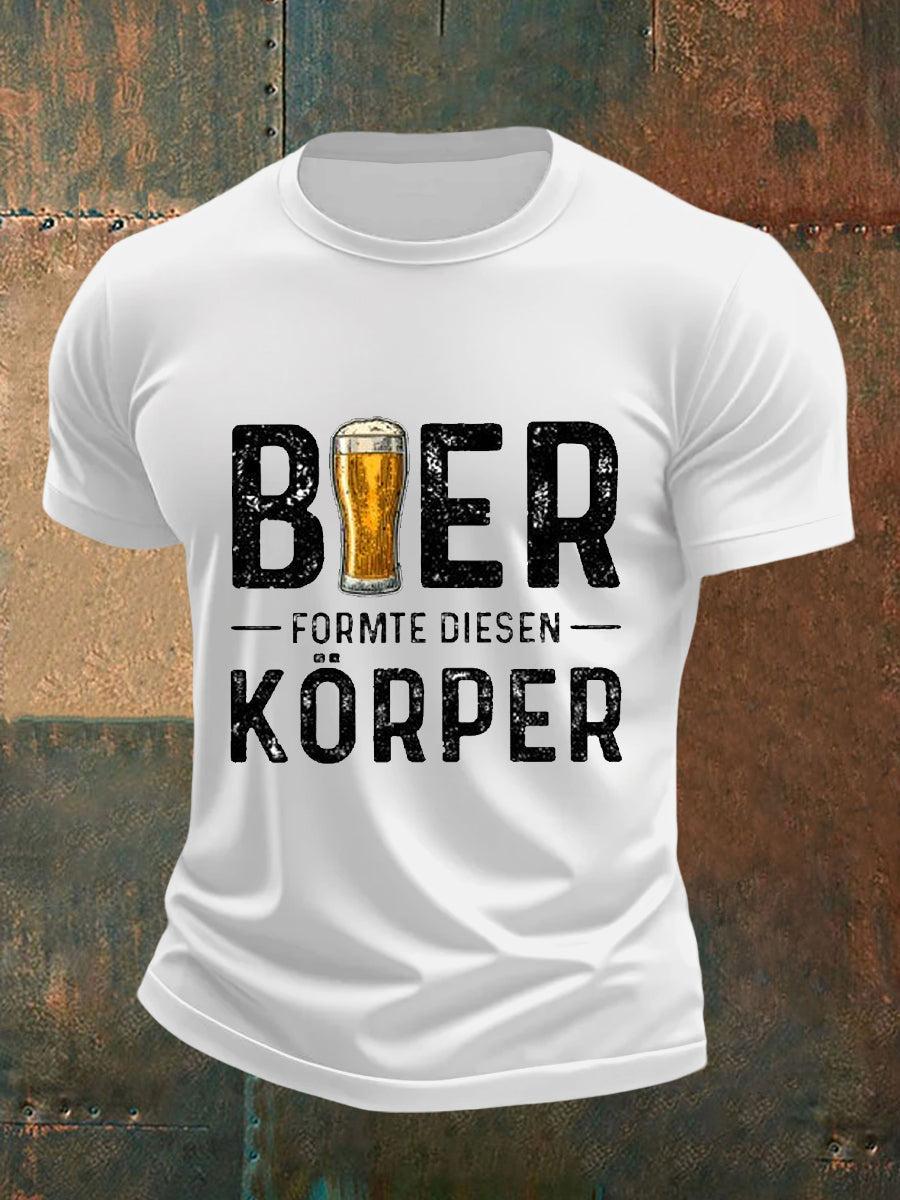 Herren Bier liebhaber Casual T-Shirt