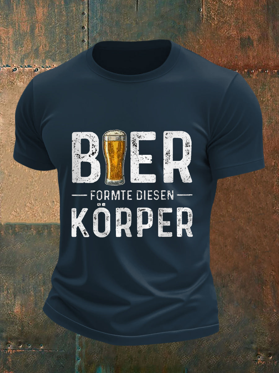 Herren Bier liebhaber Casual T-Shirt
