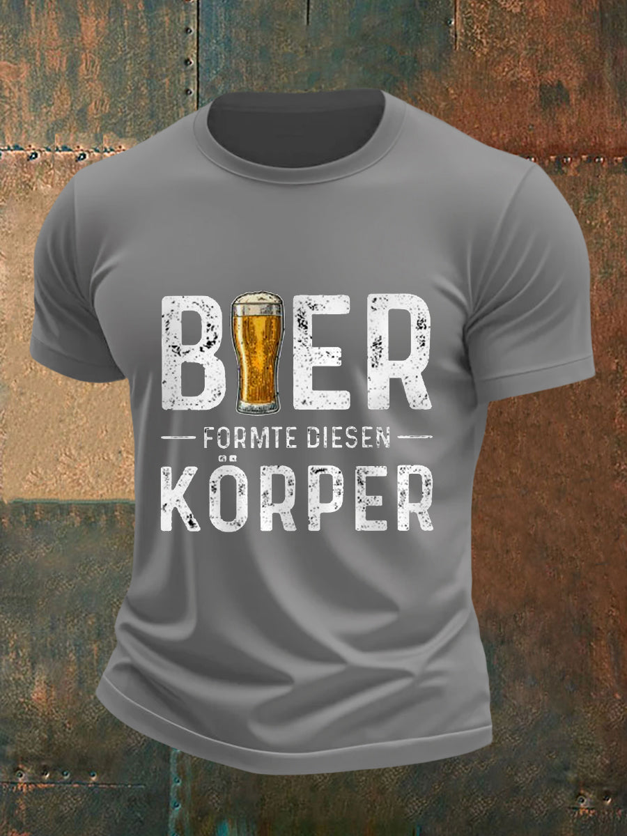 Herren Bier liebhaber Casual T-Shirt