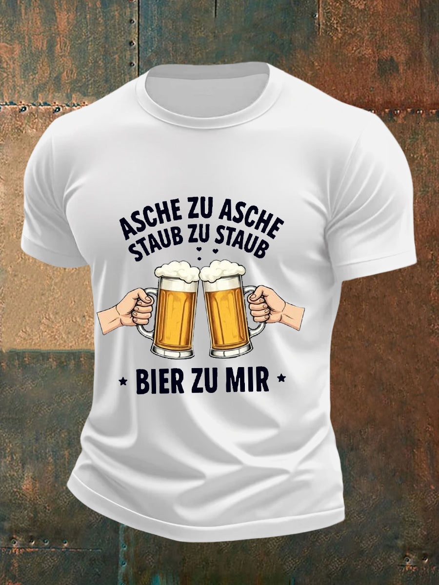Lustige Bier liebhaber für Männer lässiges T-Shirt