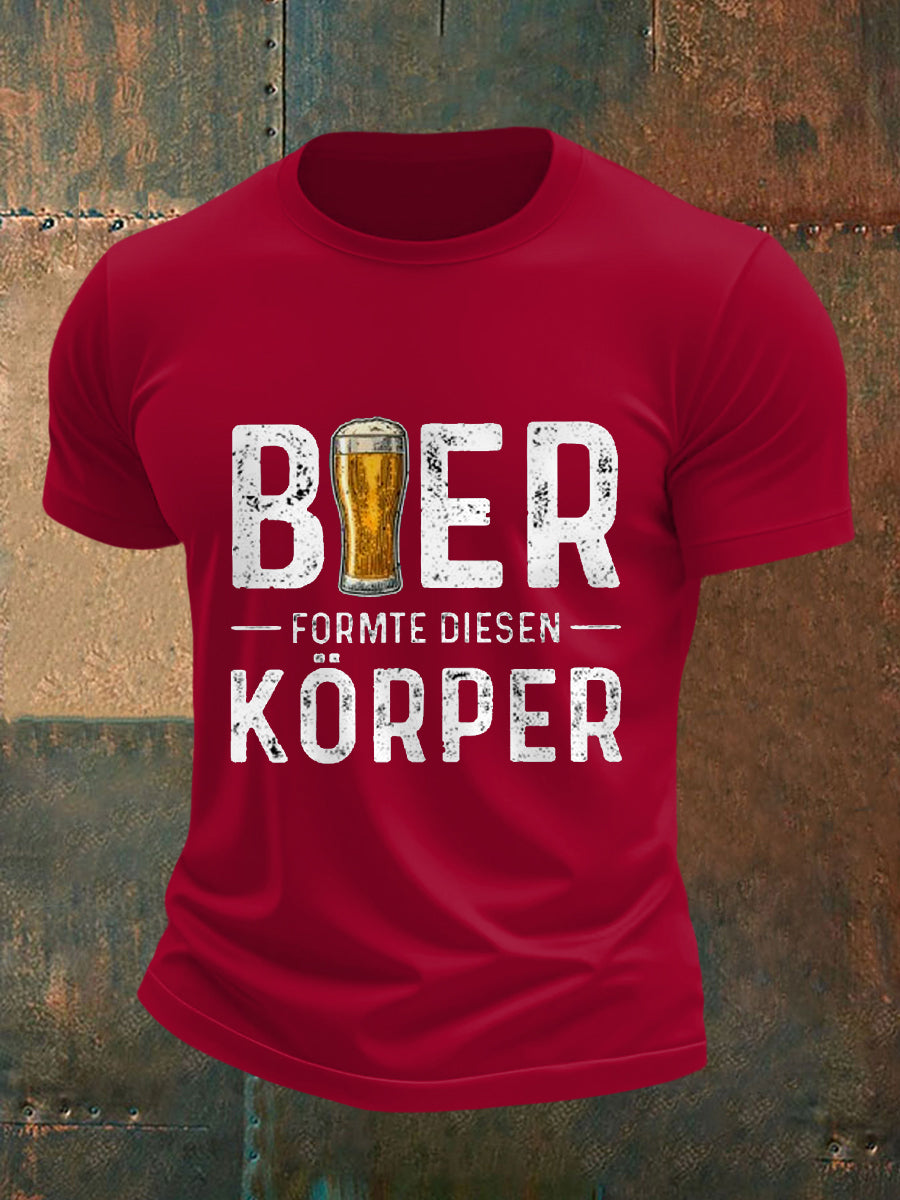 Herren Bier liebhaber Casual T-Shirt