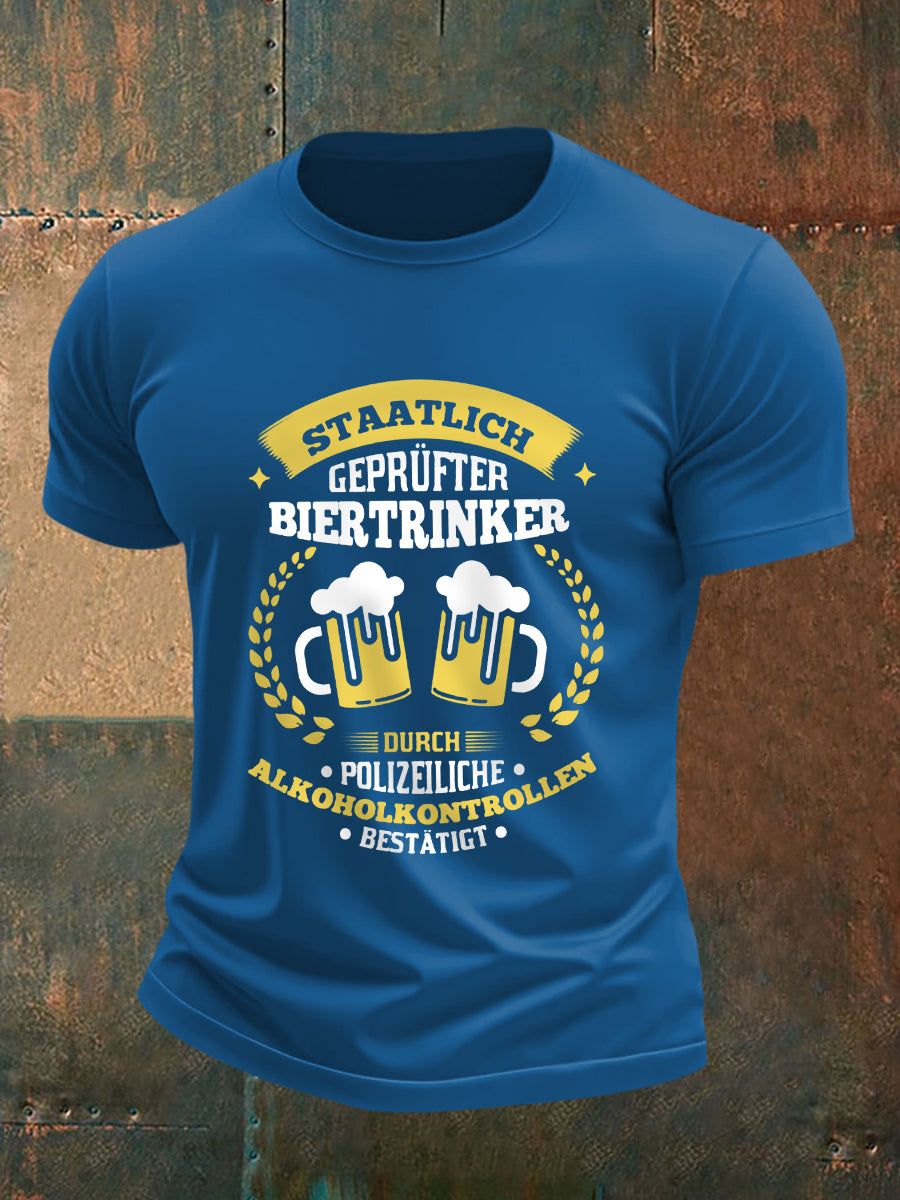 Herren Bier liebhaber Casual T-Shirt