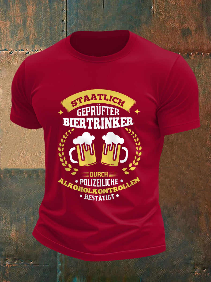 Herren Bier liebhaber Casual T-Shirt