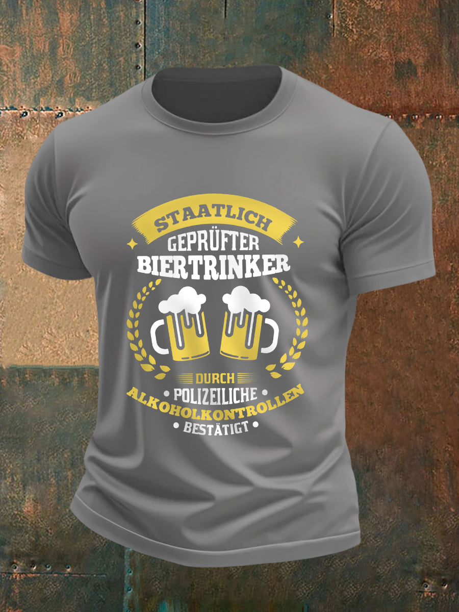 Herren Bier liebhaber Casual T-Shirt