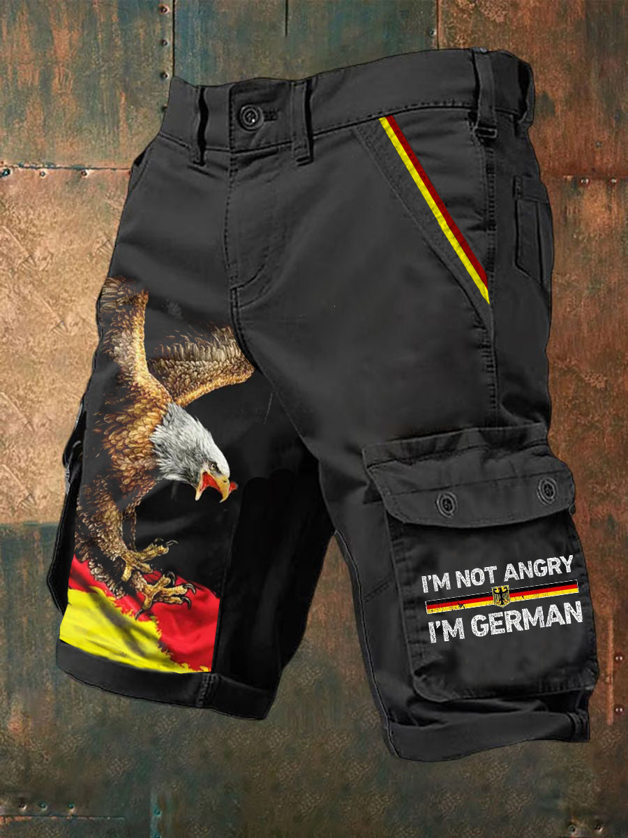 Männer Ich bin nicht wütend Ich bin deutsche Shorts